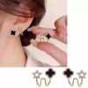 Sparkling Clover Star Earrings