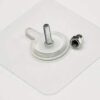 Transparent Self-Adhesive Wall Hooks - Pack of 10