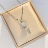 Flower Rotation Pendant Necklace