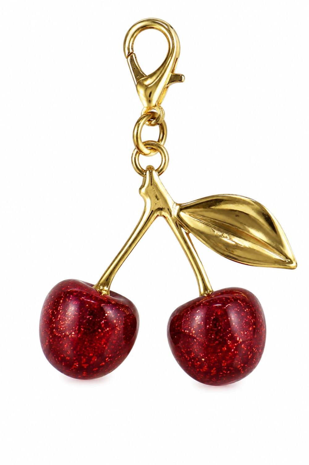Red Cherry Keychain Pendant