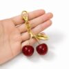 Red Cherry Keychain Pendant