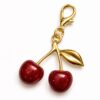Red Cherry Keychain Pendant