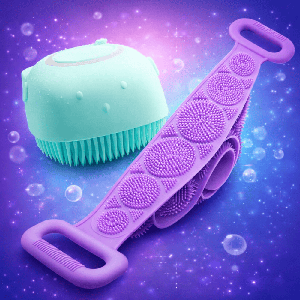 2026_07_16_f9ff4e31b5f2ccbee3b54ae84c4f1587 2-in-1 Silicone Bath Brush & Back Scrubber Combo Deal